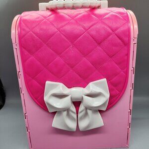 Vintage 1998 Barbie Dream House Foldable Playset Pink Castle Mattel